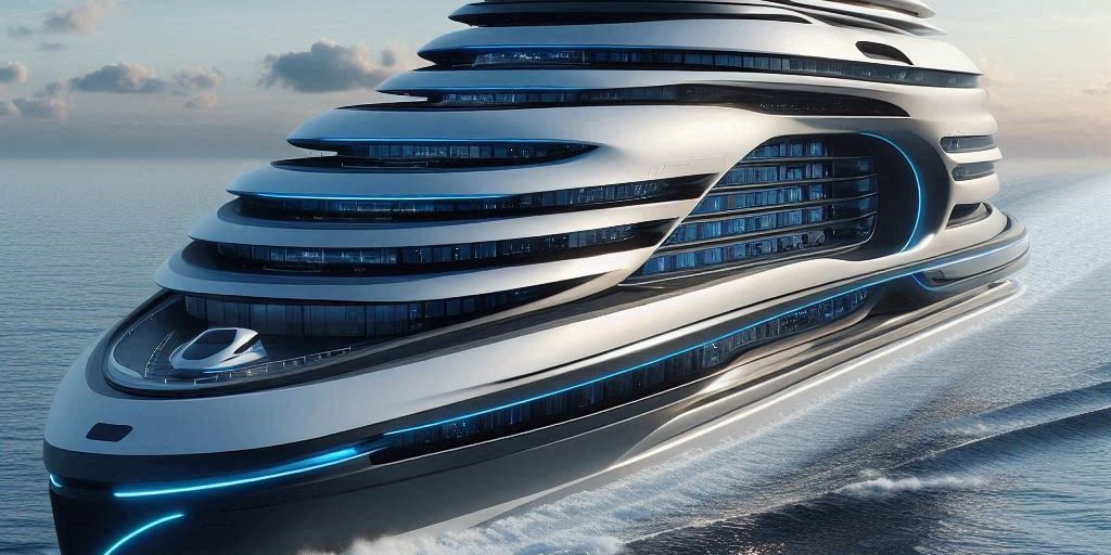 Image of futuristic cruise ship for TheCruiseNexus