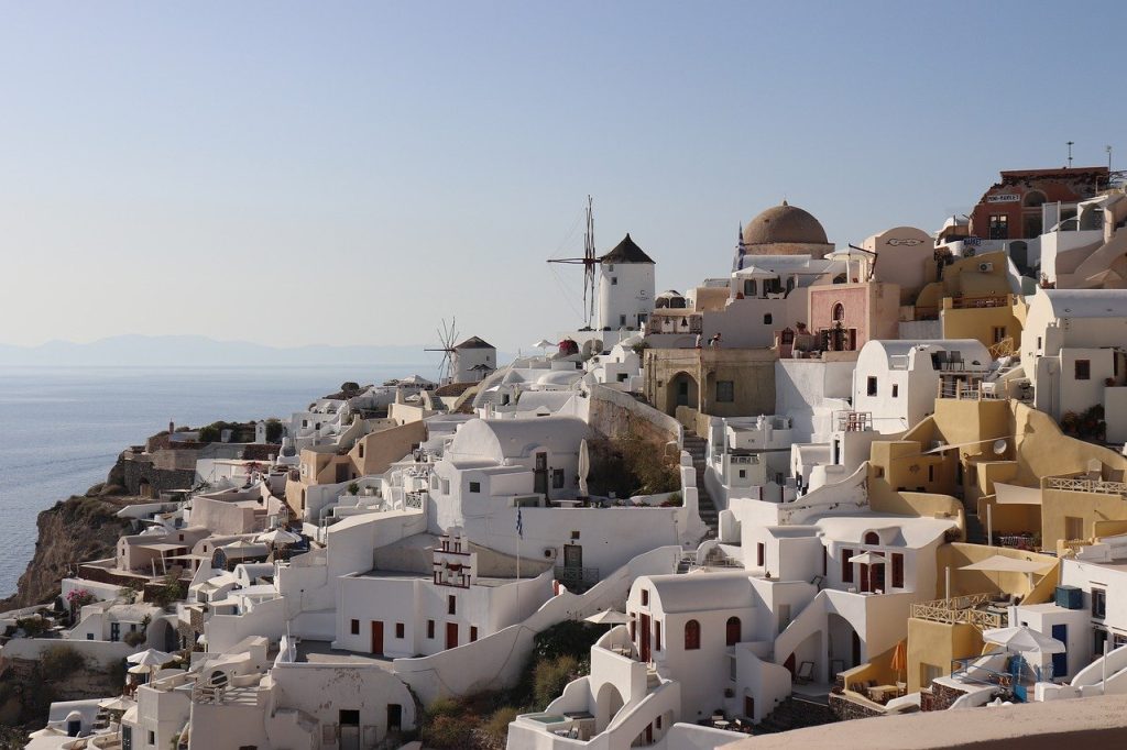 Photo of Mediterranean seaside town